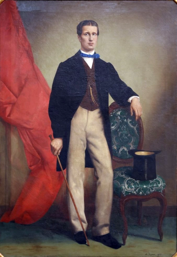  206-Angelo Inganni-Ritratto del nobile Capretti 